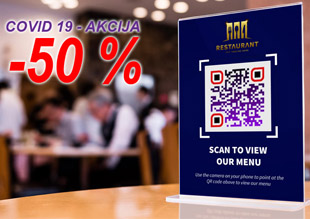 Covid-19 akcija -50% na sve usluge QR Cjenika